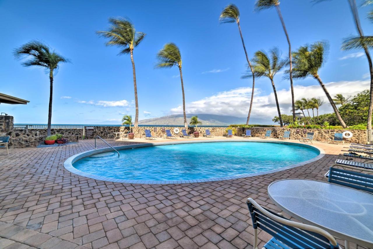 Ocean-View Kihei Condo With Lanai Steps To Beach! Exterior foto