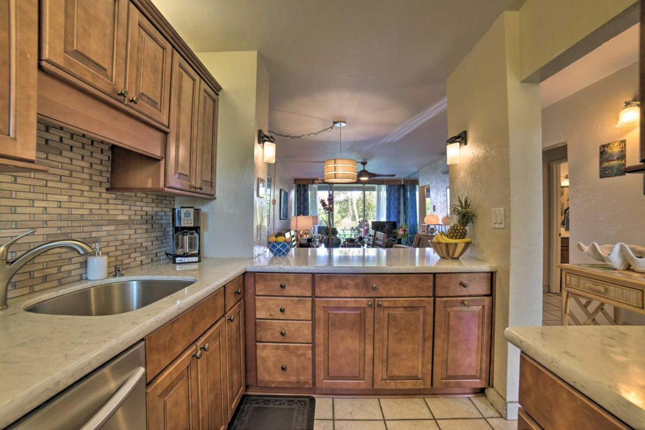Ocean-View Kihei Condo With Lanai Steps To Beach! Exterior foto