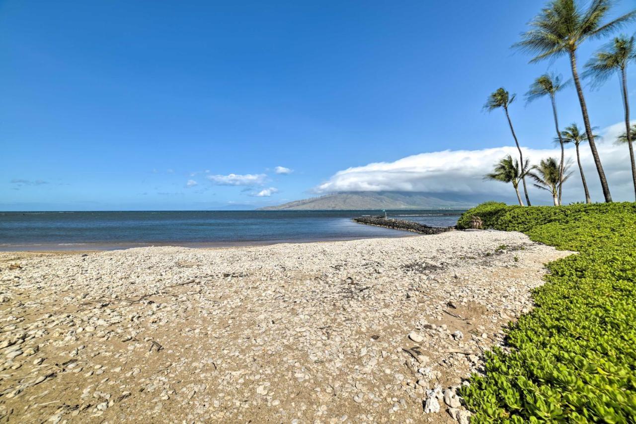 Ocean-View Kihei Condo With Lanai Steps To Beach! Exterior foto