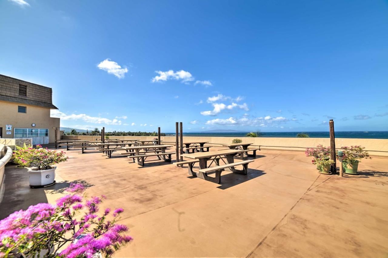 Ocean-View Kihei Condo With Lanai Steps To Beach! Exterior foto