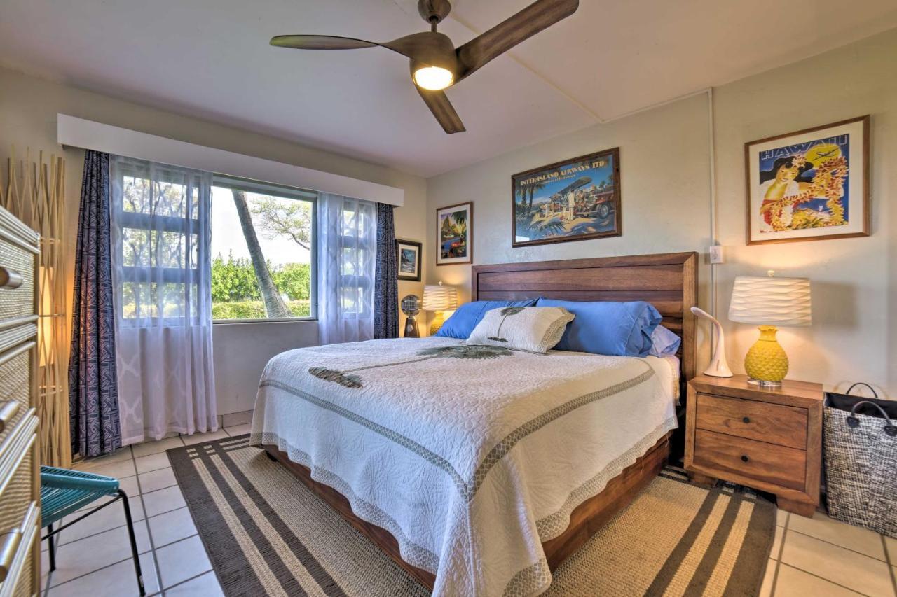 Ocean-View Kihei Condo With Lanai Steps To Beach! Exterior foto