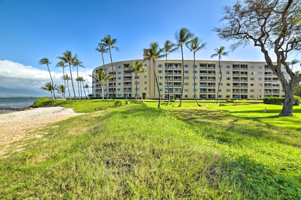 Ocean-View Kihei Condo With Lanai Steps To Beach! Exterior foto
